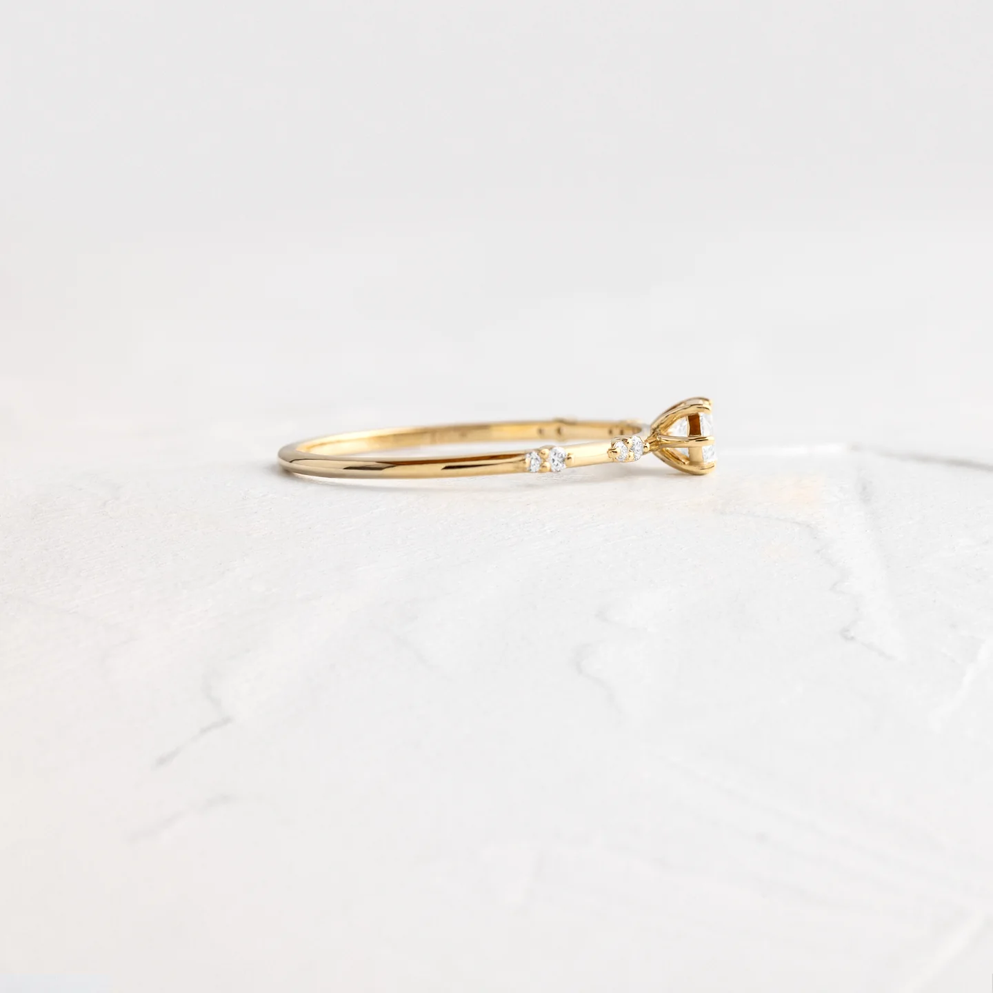 0.30CT East West Marquise Cut Moissanite Cluster Ring  customdiamjewel   