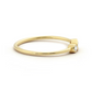 0.10CTW Three Stone Lab Grown Diamond Bezel Set Ring  customdiamjewel   