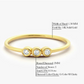 0.10CTW Three Stone Lab Grown Diamond Bezel Set Ring  customdiamjewel   