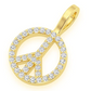 0.25CTW Peace Sign Hip Hop Diamond Pendant  customdiamjewel   
