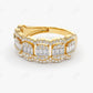 1CTW Multi Shape Lab Grown Diamond Wedding Band  customdiamjewel   