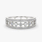0.50CTW Baguette Cut Natural Diamond Multi Stone Wedding Band  customdiamjewel 10 KT Solid Gold White Gold VVS-EF