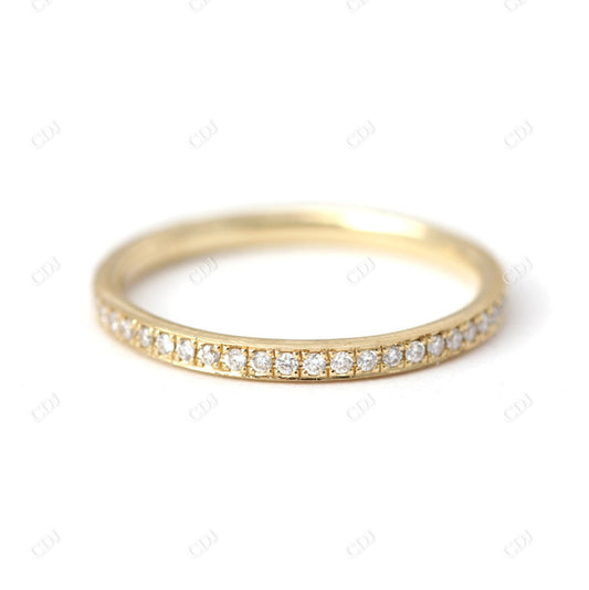 Eternity 0.12CTW Natural Diamond Wedding Band  customdiamjewel 10KT Yellow Gold VVS-EF