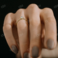 0.30CT Solitaire Round Cut Moissanite Engagement Ring  customdiamjewel   