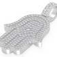 2.00CTW Cluster Diamond Hamsa Pendant  customdiamjewel   