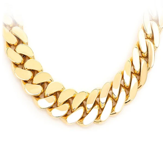 18K Gold Plated Miami Cuban Bracelet  customdiamjewel   