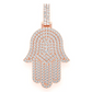 2.00CTW Cluster Diamond Hamsa Pendant  customdiamjewel   