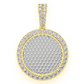 2.00CTW Pave Medallion Hip Hop Pendant  customdiamjewel   