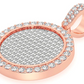 2.00CTW Pave Medallion Hip Hop Pendant  customdiamjewel   