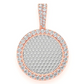 2.00CTW Pave Medallion Hip Hop Pendant  customdiamjewel   