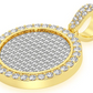 2.00CTW Pave Medallion Hip Hop Pendant  customdiamjewel   