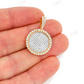 2.00CTW Pave Medallion Hip Hop Pendant  customdiamjewel   