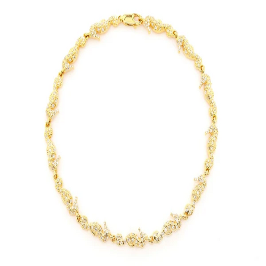 1.35CTW Diamond Seahorse Eternity Bracelet  customdiamjewel   