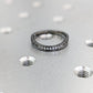 0.08CT Round Cut Lab Grown Diamond Filigree Wedding Band  customdiamjewel   