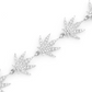 1.75CTW Diamond Cannabis Leaf Bracelet  customdiamjewel   
