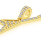 0.15CTW Flying V Guitar Hip Hop Pendant  customdiamjewel   