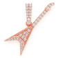 0.15CTW Flying V Guitar Hip Hop Pendant  customdiamjewel   