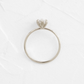 0.1CTW Oval Cut Prongs Set Moissanite Engagement Ring  customdiamjewel   