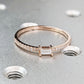 0.26CTW Baguette and Round Cut Diamond Engagement Ring  customdiamjewel   