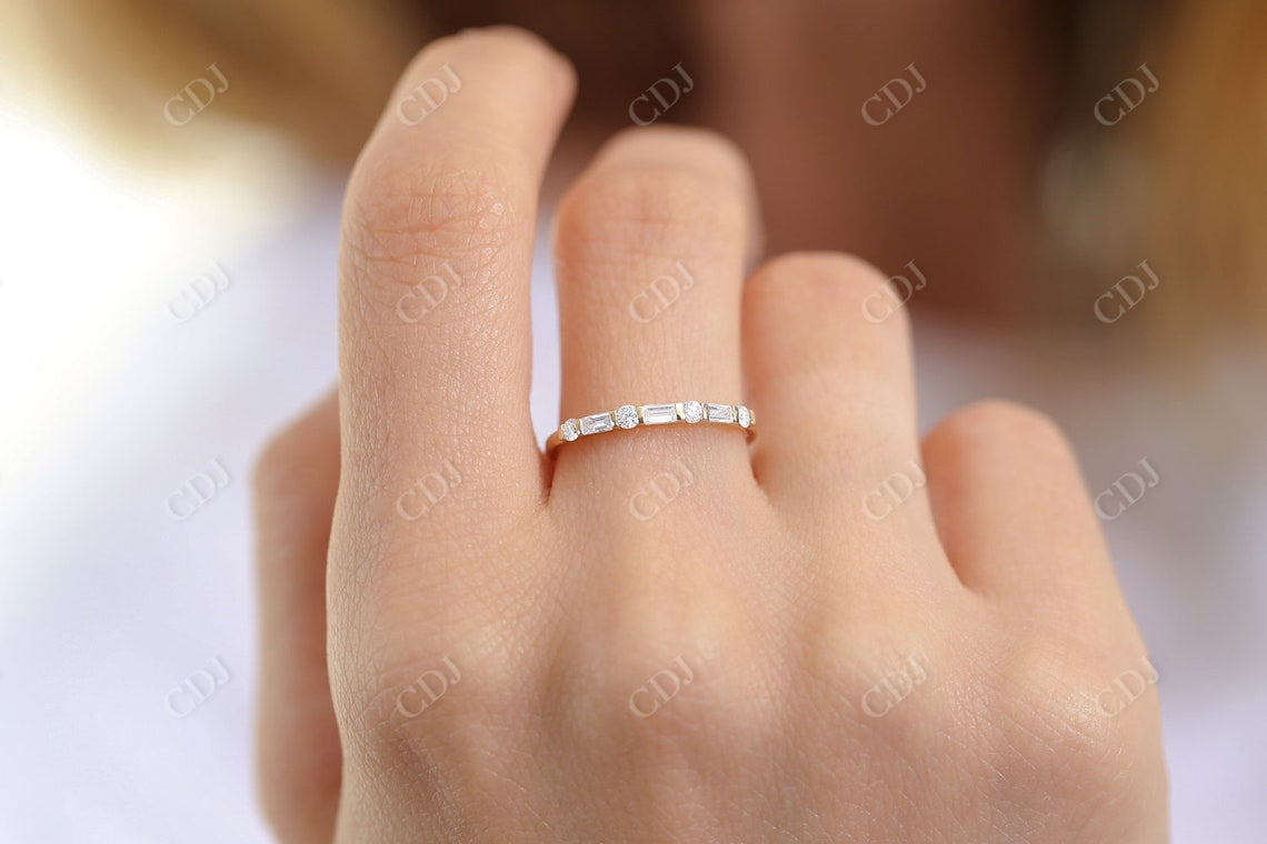 0.27 CTW Alternating Lab Grown Diamond Wedding Band  customdiamjewel   