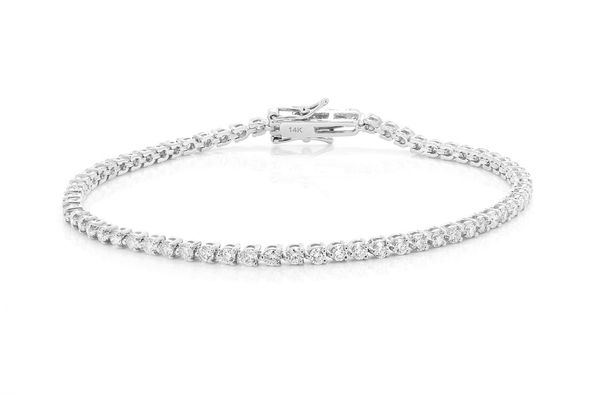 Customised Yellow Gold Prong Set Tennis Bracelet hip hop jewelry customdiamjewel   