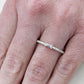 0.26CTW Baguette Cut Lab Grown Diamond Ring  customdiamjewel   
