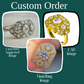 1.0CT Center Moissanite Art Deco Ring  customdiamjewel   