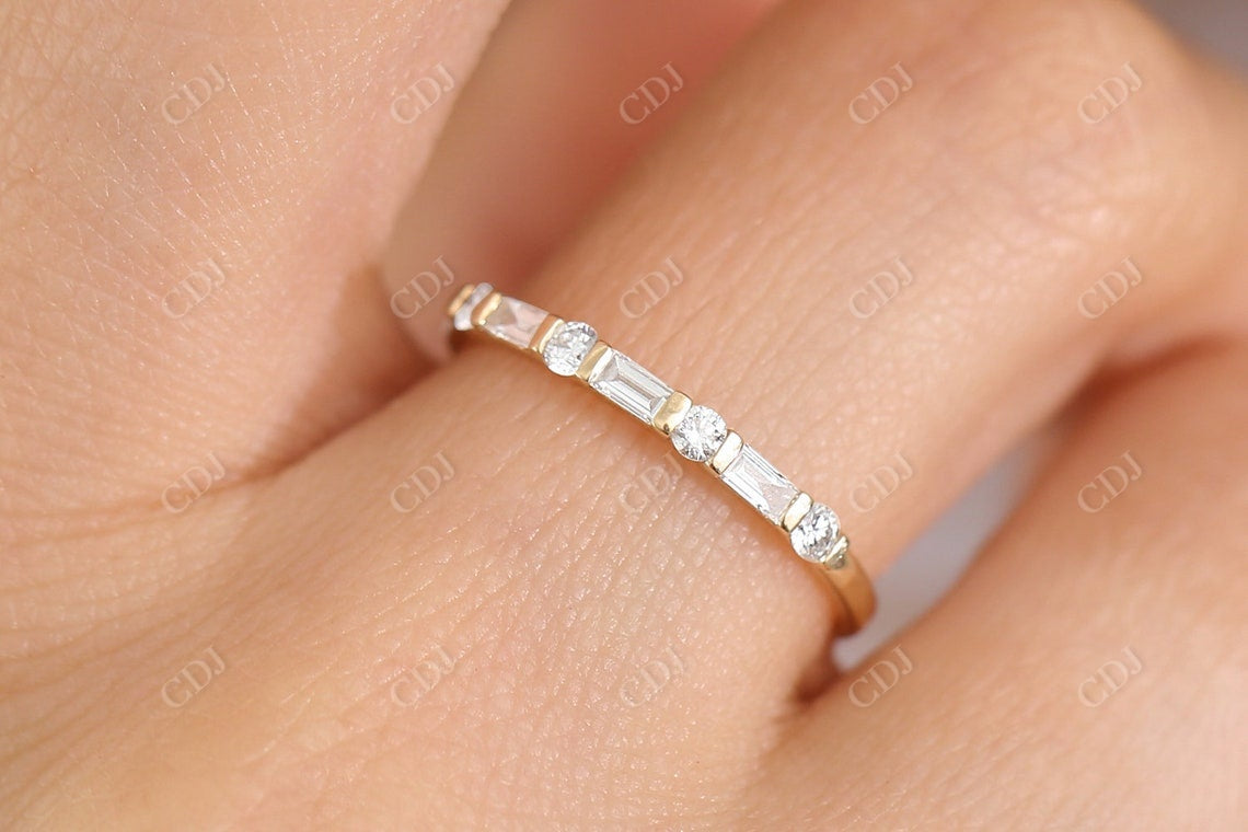 0.27 CTW Alternating Lab Grown Diamond Wedding Band  customdiamjewel   