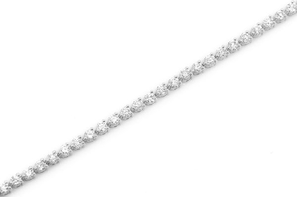 Customised Yellow Gold Prong Set Tennis Bracelet hip hop jewelry customdiamjewel   