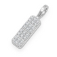 0.25CTW Round Pave Diamond Hip Hop Pendant  customdiamjewel   