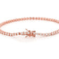 Customised Yellow Gold Prong Set Tennis Bracelet hip hop jewelry customdiamjewel   