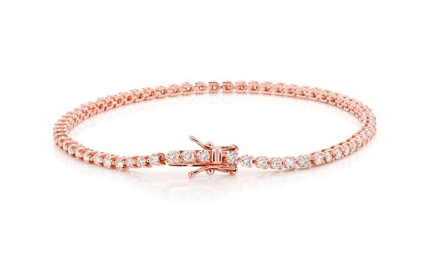 Customised Yellow Gold Prong Set Tennis Bracelet hip hop jewelry customdiamjewel   