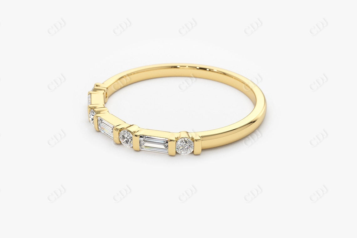 0.27 CTW Alternating Lab Grown Diamond Wedding Band  customdiamjewel   