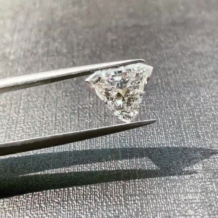 2.14CT Shield Cut Colorless Loose Moissanite