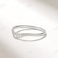 0.07CTW Solid Gold Round Lab Grown Curved Wedding Band  customdiamjewel 10KT White Gold VVS-EF