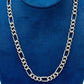 Diamond Figaro Link Chain Hip Hop Necklace  customdiamjewel   