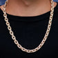 Elongated Hip Hop Iced Out Cuban Chain Necklace  customdiamjewel   
