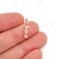 White Round Diamond Seahorse Pendant customdiamjewel