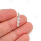 White Round Diamond Seahorse Pendant customdiamjewel