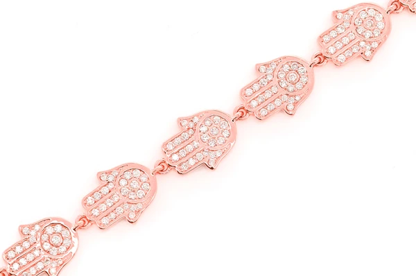 2.75CTW Hamsa Eternity Diamond Bracelet  customdiamjewel   