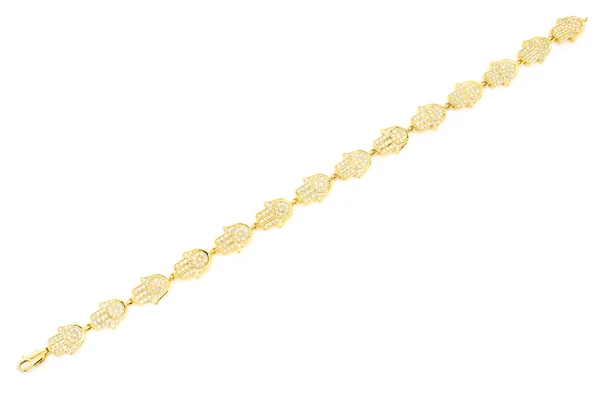 2.75CTW Hamsa Eternity Diamond Bracelet  customdiamjewel   