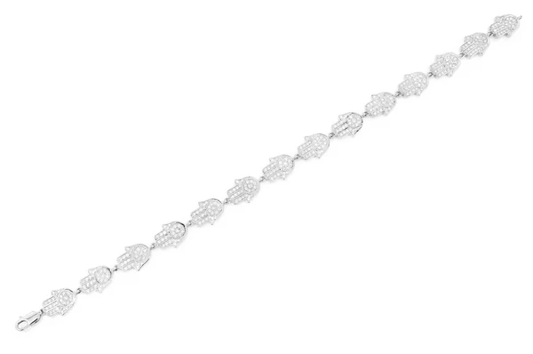 2.75CTW Hamsa Eternity Diamond Bracelet  customdiamjewel   