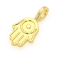 Solid Gold Hamsa Pendant  customdiamjewel   