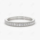 0.58CTW Lab Grown Diamond Milgrain Wedding Band  customdiamjewel Sterling Silver White Gold VVS-EF