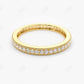 0.58CTW Lab Grown Diamond Milgrain Wedding Band  customdiamjewel   