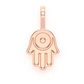 Solid Gold Hamsa Pendant  customdiamjewel   