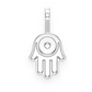 Solid Gold Hamsa Pendant  customdiamjewel   