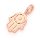 Solid Gold Hamsa Pendant  customdiamjewel   