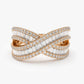 1.45CTW Baguette Cut Natural Diamond Antique Shape Thick Wedding Band  customdiamjewel 10 KT Solid Gold Rose Gold VVS-EF