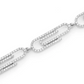 1.85CTW Diamond Paper Clip Bracelet  customdiamjewel   